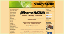 Desktop Screenshot of bizarre-natur.de